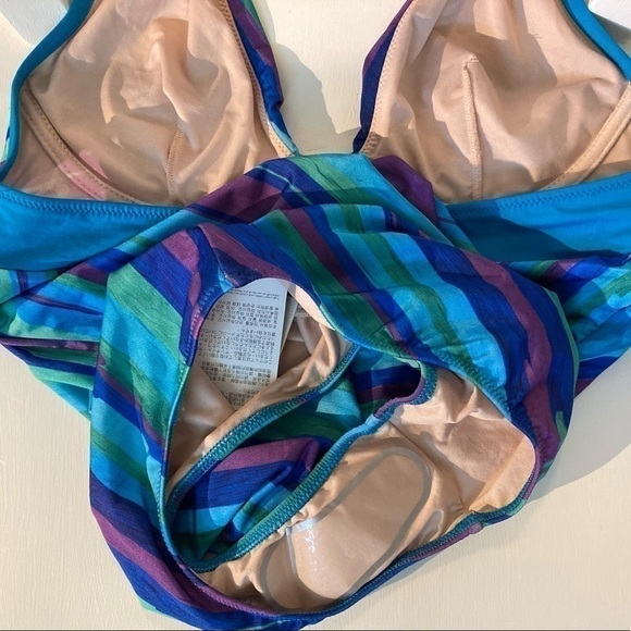 La PERLA SUMMER STRIPE ONE PIECE BATHING SUIT-34C - Picture 8 of 16